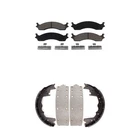 Front Ceramic Brakes Pads Rear Shoes Kit Ford E-350 Econoline E-250 1995-200 New. Price: $75.80.