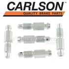 Carlson Front Brake Bleeder Screw For 2006 Mercedes-benz S65 Amg Pad Kr New. Price: $21.50.