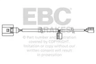 Ebc Disc Brake Pad Wear Sensor - Rear Leads Fits 2008 Porsche Cayenne (1ST New. Price: $22.20.