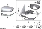 New Bmw IX3 X4 X5 X6 Left Wing Mirror Auxiliary Led Indicator 63137441439. Price: $57.59.