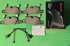 White Caliper Rear Brake Pads For Porsche Cayenne 9Y0-698-451-AB Pcsb New. Price: $239.99.