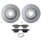 Hella Front Rotors Akebono Euro Ceramic Disc Brake Pad Kit For Bmw E65 745I 750I New. Price: $256.95.