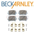 Beck Arnley 085-7067 Disc Brake Pad & Hardware Kit New. Price: $50.10.