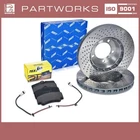 Brake Discs + Pads Wk For Porsche 997 3.8 Gts Front Neu. Price: $421.40.