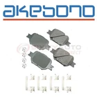 Akebono Pro-act Front Disc Brake Pad Set For 2014-2015 Lexus IS250 2.5L V6 Xo New. Price: $78.60.