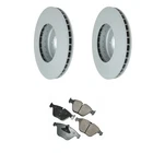 Hella Front Rotors Akebono Euro Ceramic Disc Brake Pads Kit For Bmw E89 Z4 11-16 New. Price: $412.95.