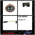 Centric Parts 116.35010 Brake Pad Sensor Wire New. Price: $13.02.