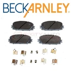 Beck Arnley Front Disc Brake Pad & Hardware Kit For 2011-2016 Lexus CT200H Oh New. Price: $53.24.