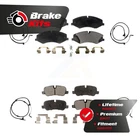 Front Rear Semi-metallic Disc Brake Pad And Wear Sensor Kit For With 360MM Rotor New. Price: $118.82.