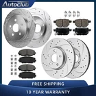 Front Rear Drilled Rotor Ceramic Brake Pads For Pontiac Vibe Toyota Matrix New. Price: $152.76.
