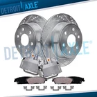 Rear Drilled Rotor +brake Caliper &brake Pads For Tahoe Sierra 1500 Escalade Esv New. Price: $271.80.