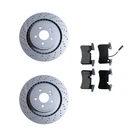 For Mercedes C63 CLS63 E63 Amg Rear Brake Disc Rotor With Pads Sensors Us New. Price: $255.59.
