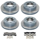 Durago Front Rear Disc Brake Rotors Trw Metallic Pads Kit For Sierra 2500 Hd V8 New. Price: $246.95.