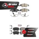 For 2013-2014 Audi A4 Allroad Front Rear Semi-metallic Disc Brake Pads Kit New. Price: $106.47.