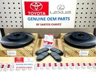 2010-2016 Prius Front X2 Rotors & Brake Pads Set Genuine Oem Part New. Price: $166.24.
