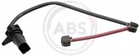 A.b.s. 39775 Warning Contact, Brake Pad Wear For, Audi, Porsche Neu. Price: $6.73.