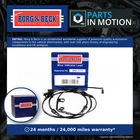 Brake Pad Wear Indicator Sensor Front BWL3119 Borg & Beck Warning Contact Wire New. Price: $23.21.