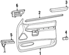 Genuine Ford Door Armrest F5TZ-7824100-BAZ New. Price: $25.63.