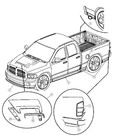 Genuine Mopar Box Accent Kit Right 05159222AA New. Price: $381.14.