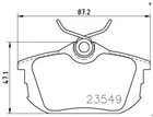 Mintex Disc Brake Pad Set Rear - MDB1831 / 31262468 Fits Volvo S40 & V40 New. Price: $24.95.