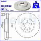 Delphi BG9386C Brake Disc For Vw Neu. Price: $82.60.