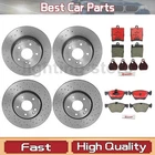 Front+rear Brake Pads And Disc Rotors Full Set Fits 2000 Mercedes-benz CLK320 New. Price: $778.72.