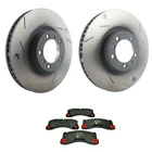 Shw Front Slotted Rotors Hella Low-met Disc Brake Pad Kit For Panamera 2010-16 New. Price: $519.95.