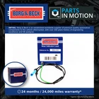 Brake Pad Wear Indicator Sensor Fits Bmw 740D G11 3.0D Front 2015 B&b Quality New. Price: $21.60.