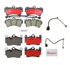 Front & Rear Disc Brake Pad Set And Sensors Brembo For Audi Q7 Vw Touareg New. Price: $209.95.