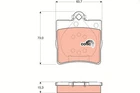Brake Pads Set Fits Mercedes C280 S202, W202 2.8 Rear 97 To Trw A004420912041 New. Price: $37.14.