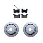 For Mercedes C63 CLS63 E63 Amg Rear Brake Disc Rotor With Pads Sensors New. Price: $254.79.
