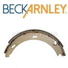 Beck Arnley Rear Parking Brake Shoe For 2009-2011 Mercedes-benz SLK300 Rq New. Price: $55.78.
