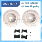 Rear Brake Disc Rotors With Pads & Sensor For Mercedes C63 CLS63 E63 Amg New. Price: $211.99.