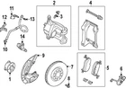 Genuine Volkswagen Wear Indicator 1EA-615-437-A New. Price: $14.43.
