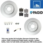 Ate German Rear Brake Disc & Pagid Pad Kit 2001-02 Mercedes CL55 S55 CL600 S600 New. Price: $158.30.