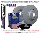 Ebc Rear Brake Kit Standard Disc & Ultimax Pad For Audi A4 Cabrio 2.4 (2002 06) New. Price: $169.26.