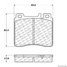 Centric Front Disc Brake Pad Set For Mercedes-benz (103.05770) New. Price: $34.61.