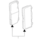 Genuine Gm Front Disc Brake Pad Kit With Pins 85142439 New. Price: $387.88.