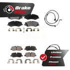 Front Rear Semi-metallic Disc Brake Pad And Wear Sensor Kit For With 360MM Rotor New. Price: $92.51.