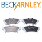 Beck Arnley Rear Disc Brake Pad Set For 2016-2018 Lexus RC300 Braking New. Price: $51.08.