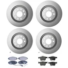 Hella Front & Rear Rotor Low-met Disc Brake Pad Kit For Audi A3 S3 Vk Golf New. Price: $453.95.