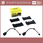 Brake Pads + Warning Contacts For Porsche Cayenne 957 4.8 Turbo 1KP Rear Neu. Price: $145.43.