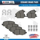 Front + Rear Ceramic Brake Pads For 2015-2022 Jeep Renegade 2016-2021 Fiat 500X New. Price: $47.57.
