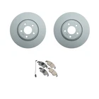 Zimmerman Front Rotors Akebono Euro Disc Brake Pad Kit For Audi A4 A5 Quattro S5 New. Price: $303.95.