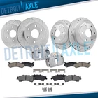 Front & Rear Drilled Rotors Brake Pads Calipers For Silverado Sierra 1500 New. Price: $329.25.