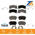 Front Rear Ceramic Disc Brake Pads And Wear Sensors Kit For Porsche Macan New. Price: $106.87.