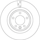 Trw DF6956S Brake Disc For Land Rover Neu. Price: $111.62.