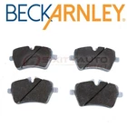 Beck Arnley Front Disc Brake Pad Set For 2013-2016 Mini Cooper Paceman Rd New. Price: $65.77.