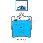Ate Rear Disc Brake Pad Set For 1998-2002 Mercedes-benz E430 Braking Xm New. Price: $60.73.