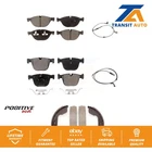 Front Rear Semi-metallic Disc Brake Pads And Wear Sensors Kit (5PC) For Bmw X6 New. Price: $110.35.